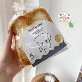 러블리 식빵디자인 풍성한거품 수제수세미 5p 설겆이
