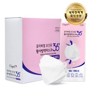 끌라삐엘 국산 귀편한 귀안아픈 홈쇼핑 식약처인증 KF94 마스크 50매