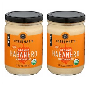 [해외직구]Tessemae`s Habanero Mayonnaise 테세메 하바네로 마요네즈 12oz(355ml) 2팩