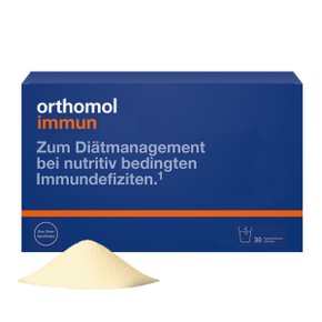 [독일직구][무료배송] 오쏘몰 이뮨 30일 1박스 분말 가루형 orthomol immun gran