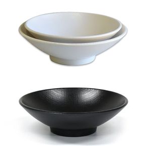 멜라민 라면 우동 그릇 덮밥그릇 24.8cm 5호 블랙