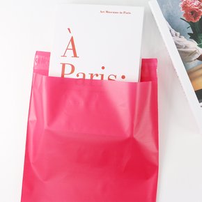 HD 핑크색 택배봉투18x25+4 100매] 의류 포장