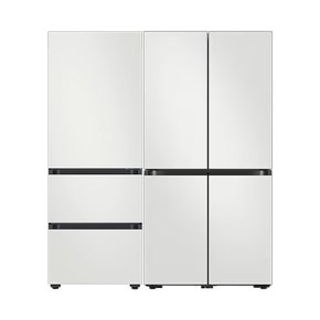 비스포크 냉장고 김치냉장고 세트 코타 화이트 RF60C901201+RQ33C74C201(키트포함)