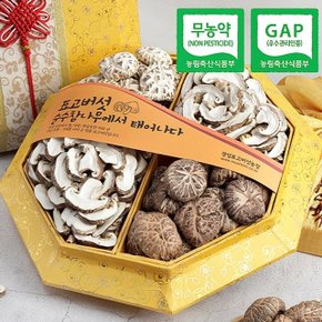 [웰굿]GAP인증 표고버섯 팔각다화고세트(백화고,흑화고,슬라이스)