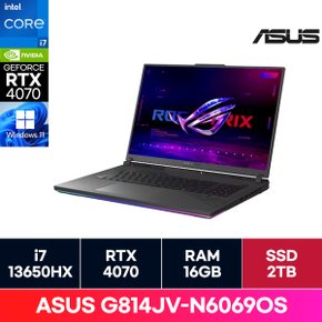 ASUS ROG G814JV-N6069OS 13세대 i7 13650HX RTX4060 게이밍노트북(WIN11/2TB) on