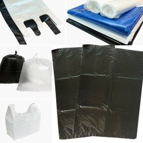 쓰레기봉투50L(검정) 100매/평판/비닐봉투/재활용봉투