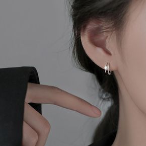 엠스타일 925 은 진주 원터치 귀걸이 선물포장 실버