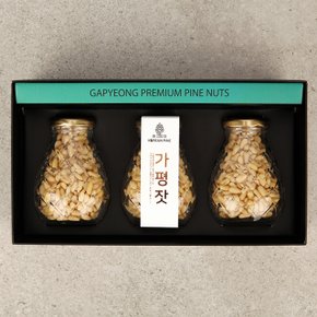 [코리안 파인] 고소한 축령산 가평잣 세트3호 (100g x 3병)