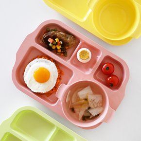 튼튼 식판+볼접시 세트 유아 어린이 식판 나눔접시 SSG