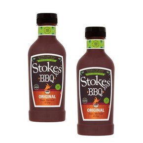 [해외직구] Stokes Original BBQ Sauce Squeezy 스톡스 오리지널 바베큐 소스 510g 2병