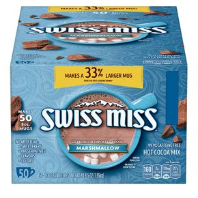 스위스 미스 마시멜로우 핫코코아 믹스 39g 50입 Swiss Miss Marshmallow Hot Cocoa Mix 1.3oz