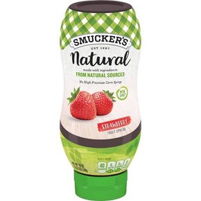Smucker`s 천연 딸기 과일 스프레드 - 19온스, 스머커스 건강식품