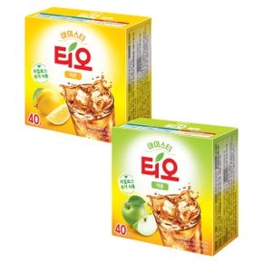 동서 티오 아이스티 레몬맛40T+사과맛40T
