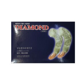 다이아몬드 PDTO새우 26/30 (블럭/냉동) 1800g
