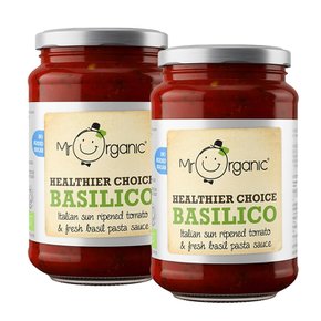 [해외직구] 바질 파스타 소스 영국직구 Mr Organic Basilico Pasta Sauce 350g 2팩