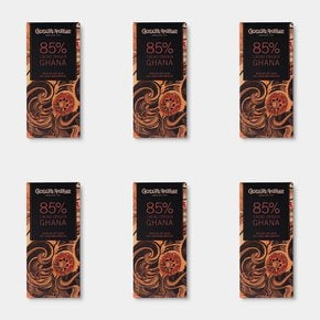 스페인 초콜릿 아마틀러 85% 코코아 다크초콜릿 바 가나 70g 6개