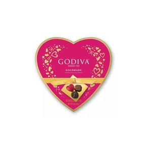[해외직구] 고디바  발렌타인  골드마크  어쏘티드  초콜릿  하트박스  95g