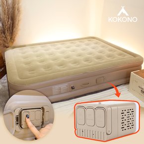 코코노 최신형 4세대 펌프 캠핑 에어매트 자충 매트 야외 휴대용 매트리스 더블 40cm