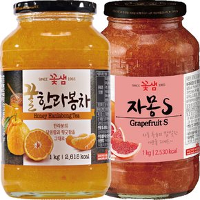 꽃샘 꿀한라봉차 1kg + 자몽차S 1kg
