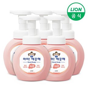 [LION]아이깨끗해 거품형 250ml 용기 5개 레몬/청포도/순 /