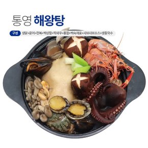 [씨쿡] 통영 해왕탕 2kg (생칼국수+샤브샤브소스+죽엽 백숙재료 포함)