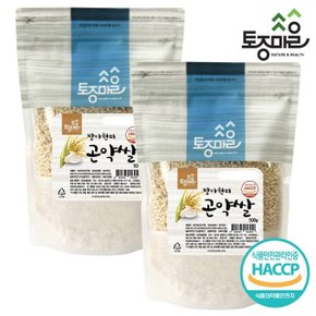 [토종마을]HACCP인증 발아현미 곤약쌀 500g X 2개