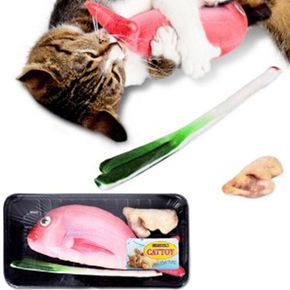 D17 고양이 장난감 캣닢 생선매운탕 도미