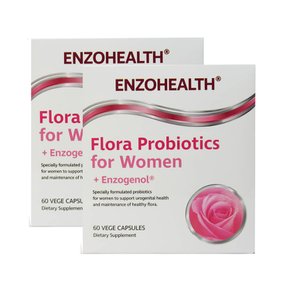 엔조헬스 플로라 프로바이오틱스 여성유산균 60캡슐 2개