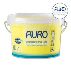 AURO 아우로 No.555 조색(색상있음) 1L(약9㎡시공) 800가지 색상 내부용 월페인트 벽지페인트 천연페인트 셀프페인팅