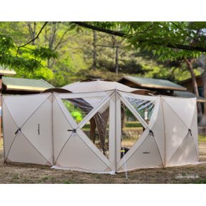 윈드스크린쉘터 170 캠핑 바람막이 캠핑용품 1인용쉘터 낚시텐트변신 TPU창