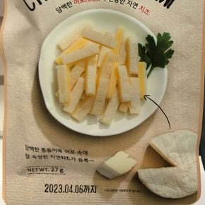 반려동물용품 내츄럴코어 어포 체다 치즈 간식 사료 27g 애완용품
