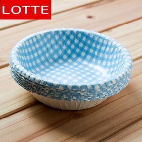 eLife 편리한 칼라 종이 밥그릇 밥공기 블루 10p 일회용 그릇