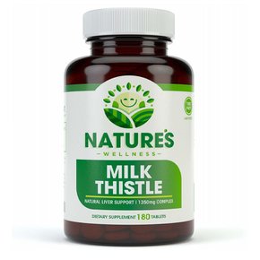 Nature`s Wellness Milk Thistle 네이쳐스 웰니스 밀크 씨슬 1350mg 180정