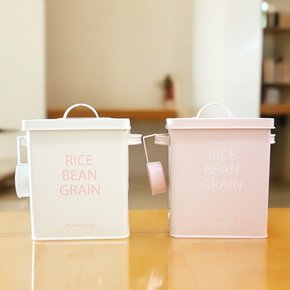 _홈 라이스 박스 [색상2종] 선택1 / 쌀통 /잡곡통 /밀가루통 /수납보관