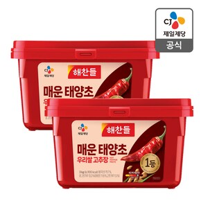[CJ직배송] 우리쌀로만든태양초매운고추장3KG X 2개(6kg)
