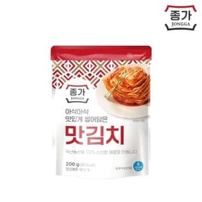 [종가] 국산 맛김치 200g x 5개 (파우치)