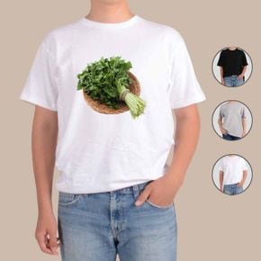 티셔츠 남성티셔츠 남자티셔츠 아토가토 참나물 야채 채소종류 먹거리 2