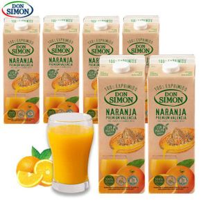 돈시몬 착즙 오렌지 주스 6개 2000mlx6개 음료수