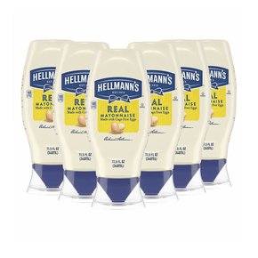 [해외직구]Hellmann`s Real Mayonnaise 헬만스 리얼 마요네즈 11.5oz(340ml) 6팩