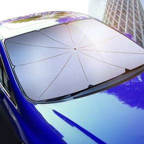 차량용 우산형 간편설치 햇빛가리개 대형