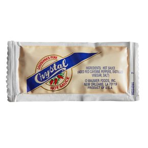 [해외직구]크리스탈 핫소스 패킷 7g 200팩 Crystal Hot Sauce Portion Packet 0.24oz
