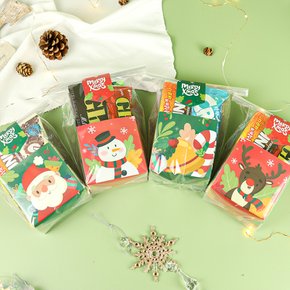 크리스마스 간식 4종 x 5개 / 핸드메이드 포장 선물 대량