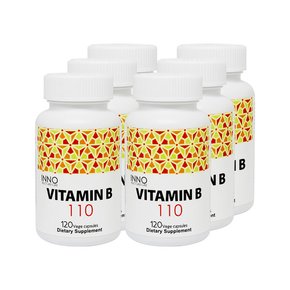 뉴질랜드 비타민B 이노헬스 vitamin B 110mg 120캡슐 X 6통