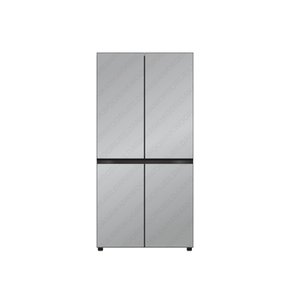 [N]LG전자 디오스 4도어 냉장고 870L 네이처 프라임실버 T873P012