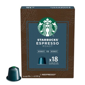 Starbucks 스타벅스 에스프레소 로스트 네스프레소 호환용캡슐 18캡슐