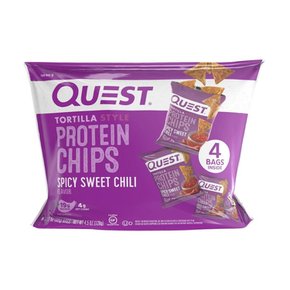 quest퀘스트  단백질  프로틴칩  스파이시  스위트  칠리  4팩