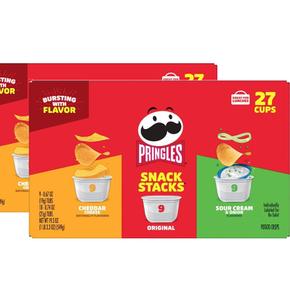 [해외직구] Pringles 프링글스 스낵 스택 버라이어티 팩 549g 2팩