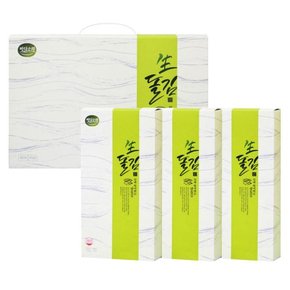 두번 구워 더욱 바삭한 곱창생돌김 복드림 선물세트 (반절4매x12봉) /손잡이일체형