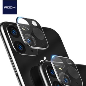Rock 아이폰11시리즈 3D 풀커버 카메라렌즈 보호 강화유리필름 2매 0.25mm iPhone 11 Pro Max 프로 맥스