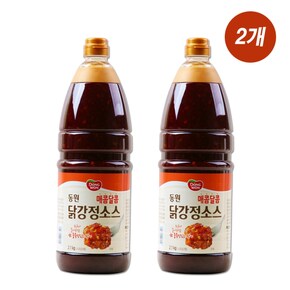 동원 대용량 매콤달콤 국민간식 치킨소스 닭강정소스 2.1kg 2개